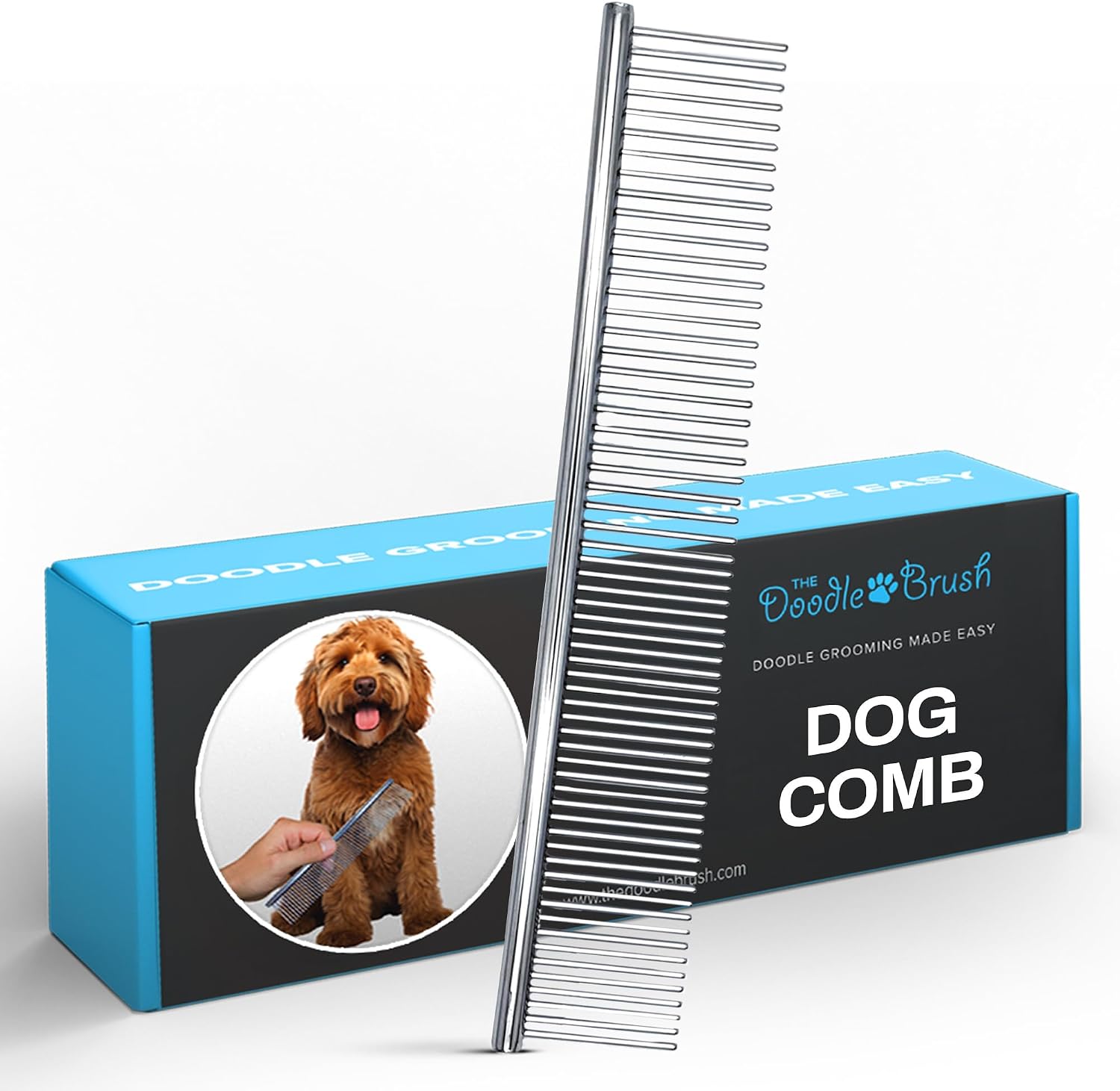 Metal Grooming Comb for Matted Fur and Finishing