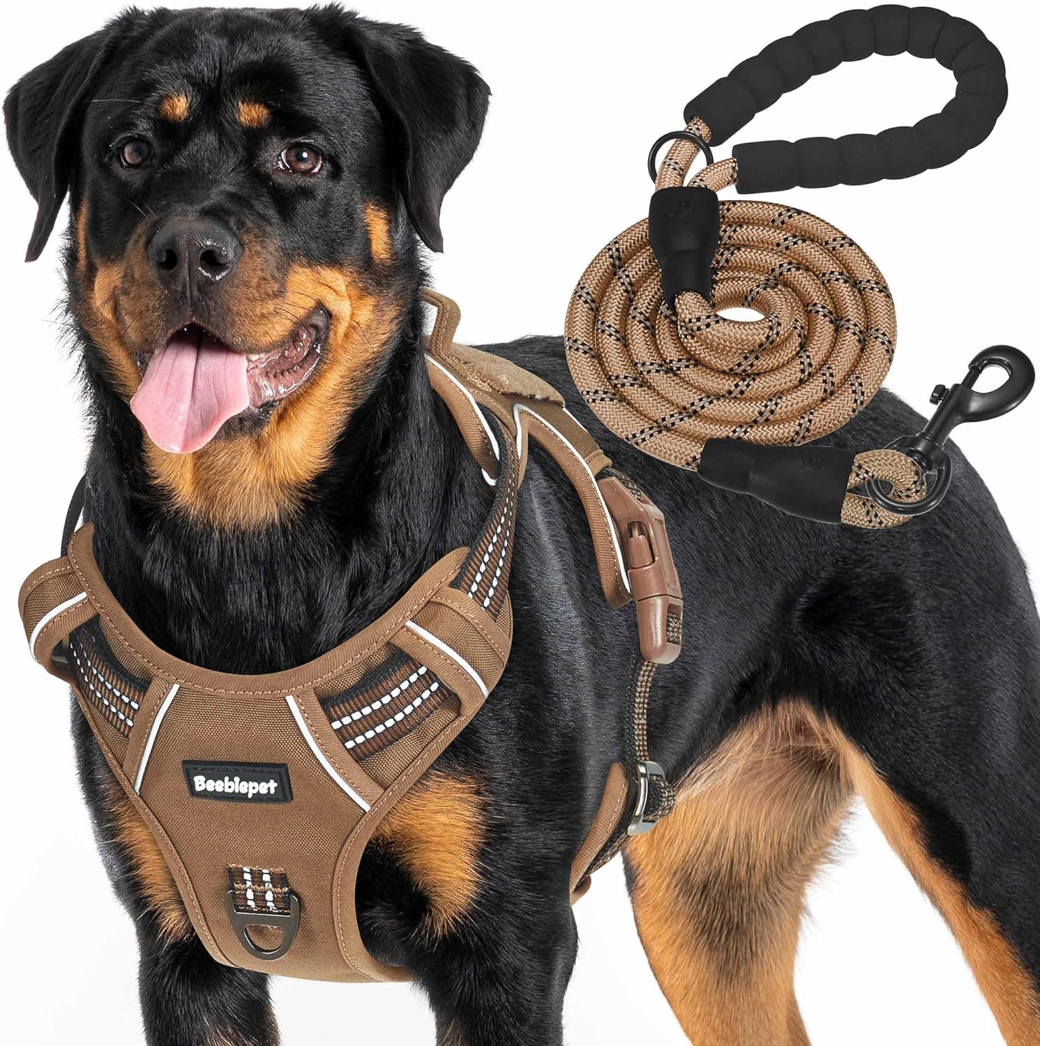 Tactical Dog Harness for Small Dogs, No Pull and Reflective
